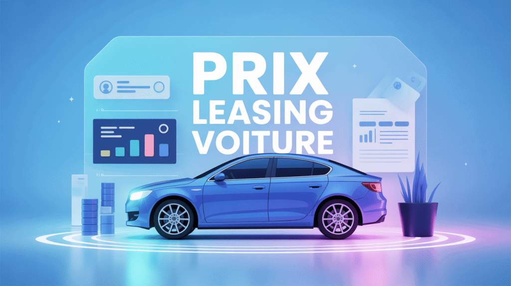 Prix d'un leasing voiture visuel gestion budget