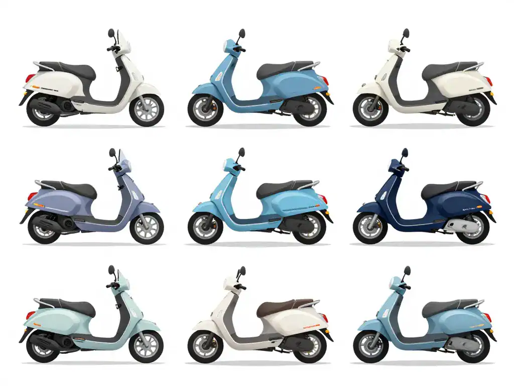 Diagramme comparatif des modèles de scooter zip neuf et occasion