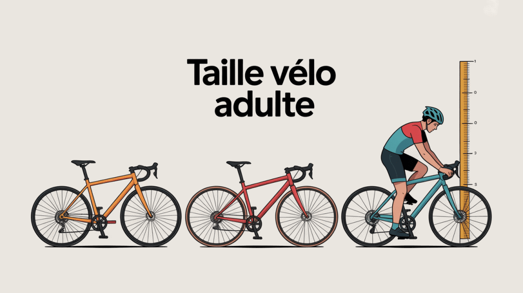 illustration taille velo adulte types et mesure cadre