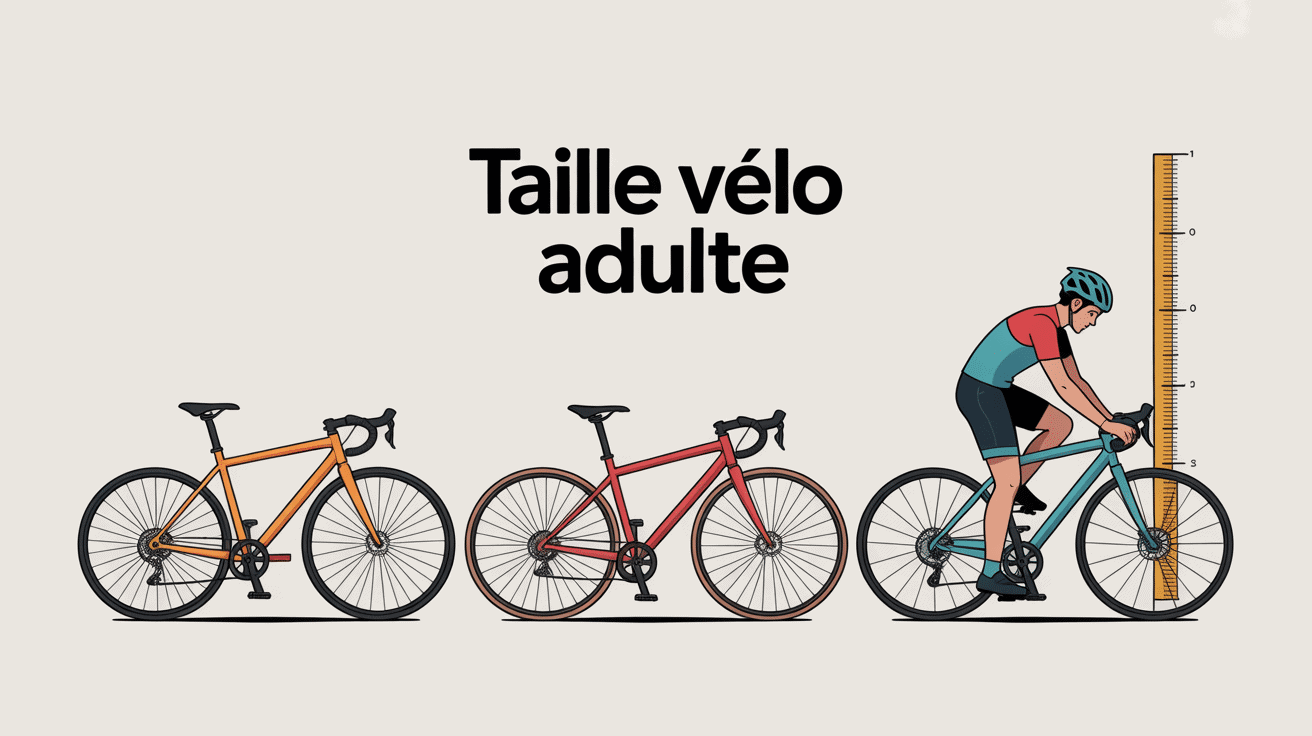 illustration taille velo adulte types et mesure cadre