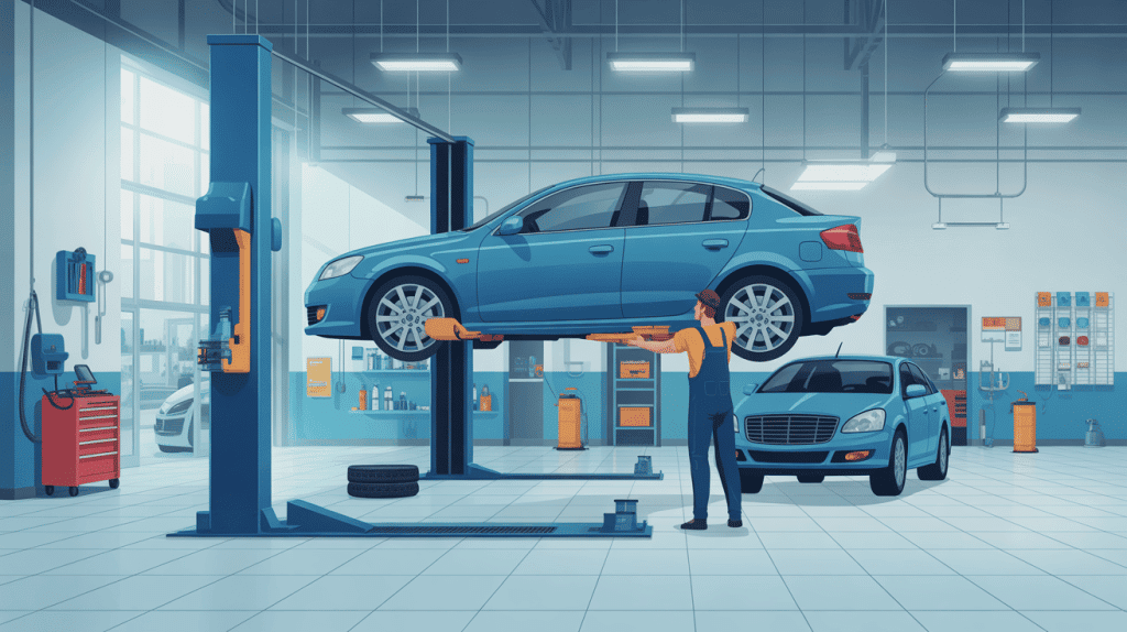 tarif changement plaquette de frein norauto illustration garage