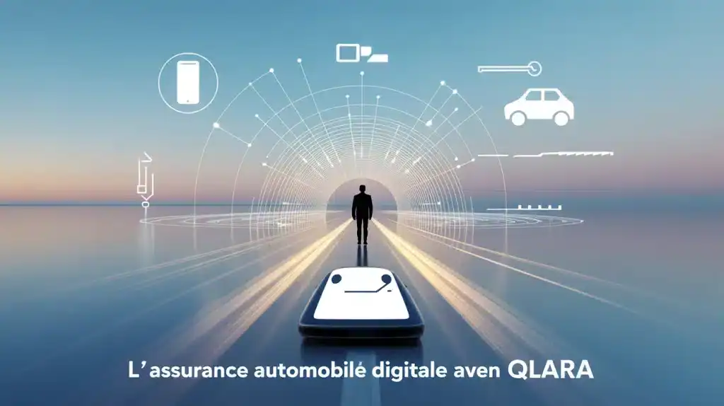 Assurance auto Qlara avec protection digitale par IA