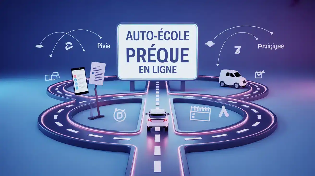 Auto-école en ligne pour le permis B : théorie et pratique avec voiture Simone