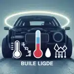 Fuite de liquide de refroidissement, alerte moteur