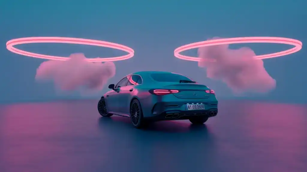 Mercedes C63 AMG : berline sportive AMG en studio