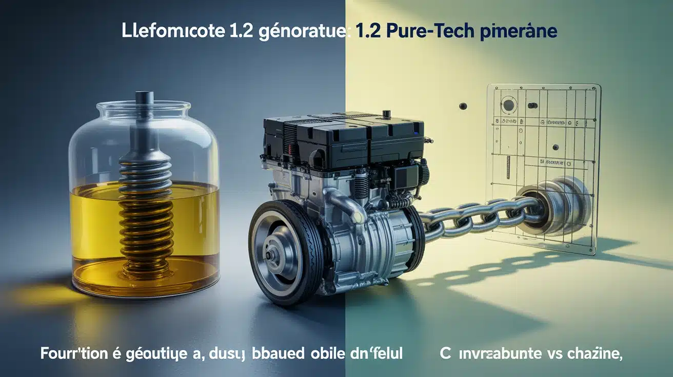 moteur 1.2 PureTech : courroie à bain d’huile ou chaîne