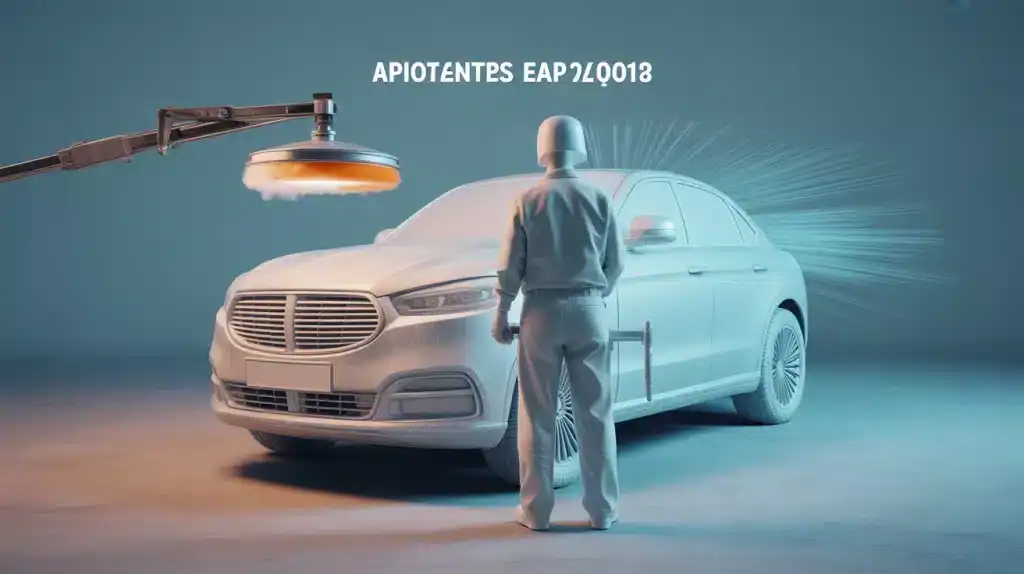 Polisseuse voiture : avant après vernis lustré