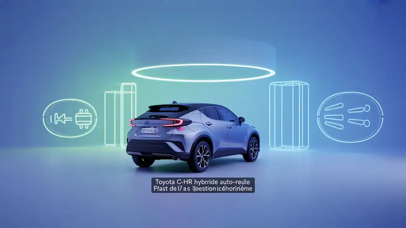 Toyota C-HR hybride auto-rechargeable en mode éco urbain