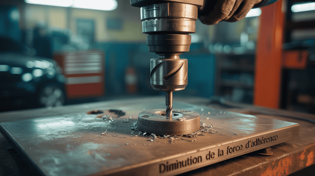 Quelles sont les causes de la diminution de la force d’adhérence d’une perceuse magnétique au fil du temps ?