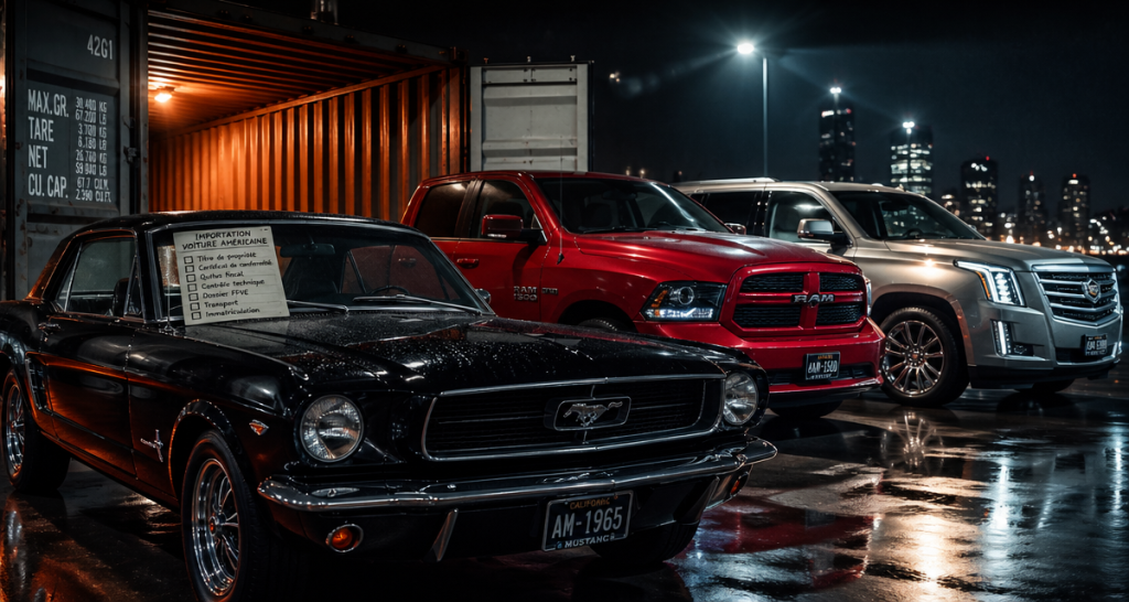 Voiture américaine en France : entre plaisir de conduite et réalité administrative