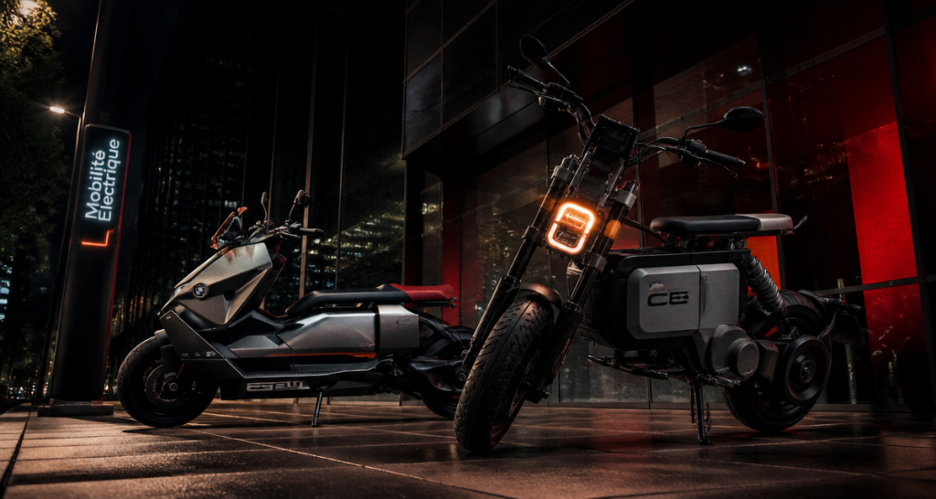 Scooter électrique BMW : 130 km d&rsquo;autonomie, permis B accessible et design futuriste pour la ville