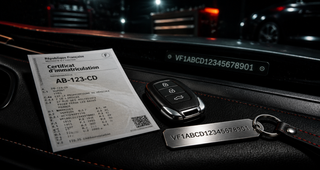 Finition de voiture : 3 méthodes gratuites pour décoder votre numéro VIN