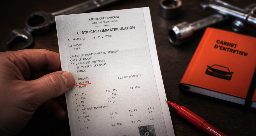 Code moteur sur carte grise : comment le trouver et l&rsquo;utiliser sans erreur