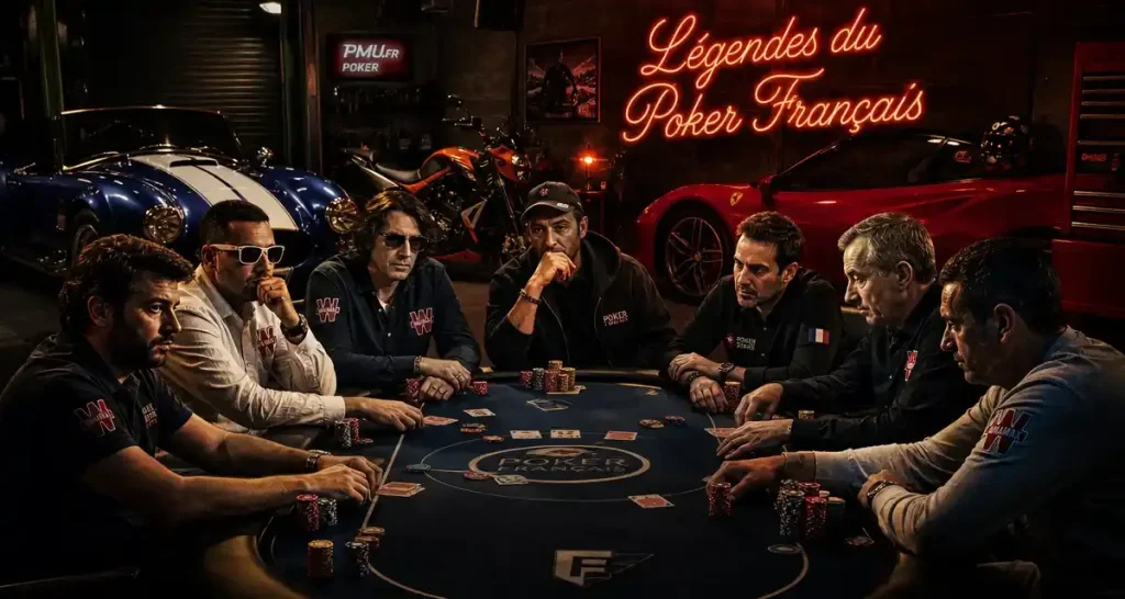 Les légendes françaises du poker : portraits de génies de la table