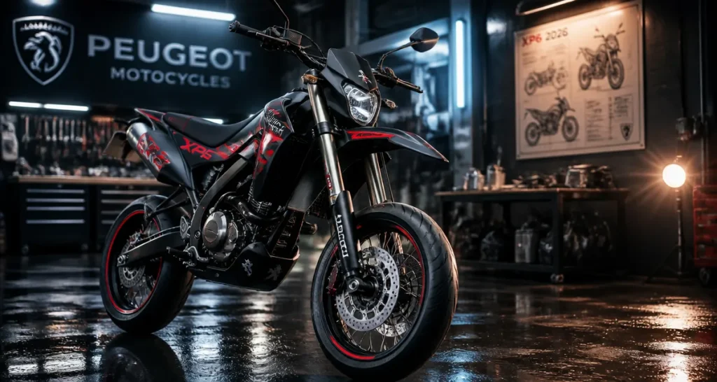 Peugeot XP6 2026 : moteur Minarelli AM6 et 3 versions pour dominer la route