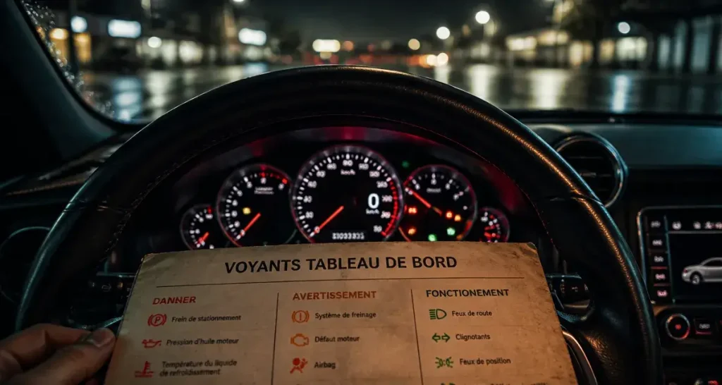 Voyants de voiture : 3 codes couleurs et un guide PDF pour décoder votre tableau de bord