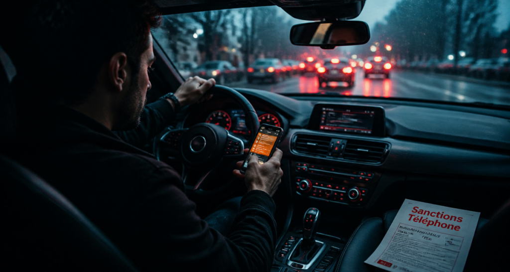 Téléphone au volant : 3 points en moins et risques de suspension immédiate