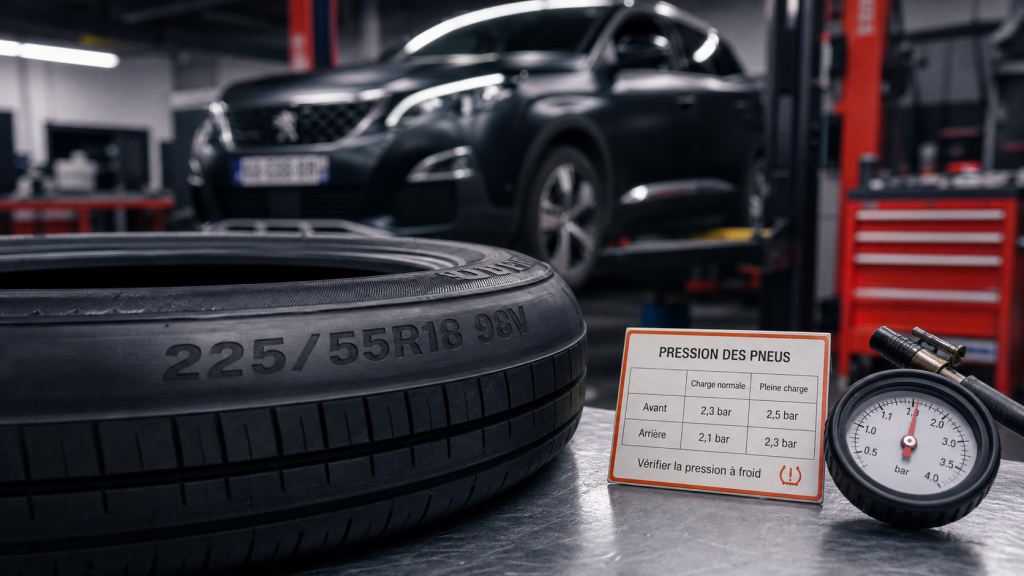 Peugeot 3008 : tailles homologuées, pression juste et prix à surveiller