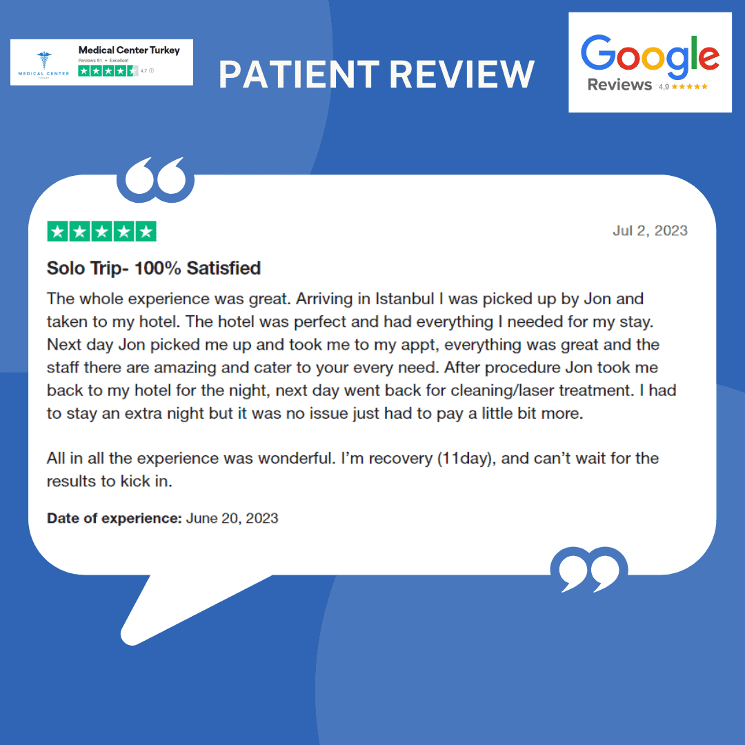 Hair Transplant Before and After Turkey