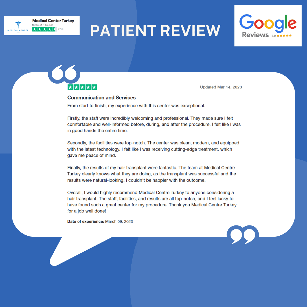 Hair Transplant Before and After Turkey