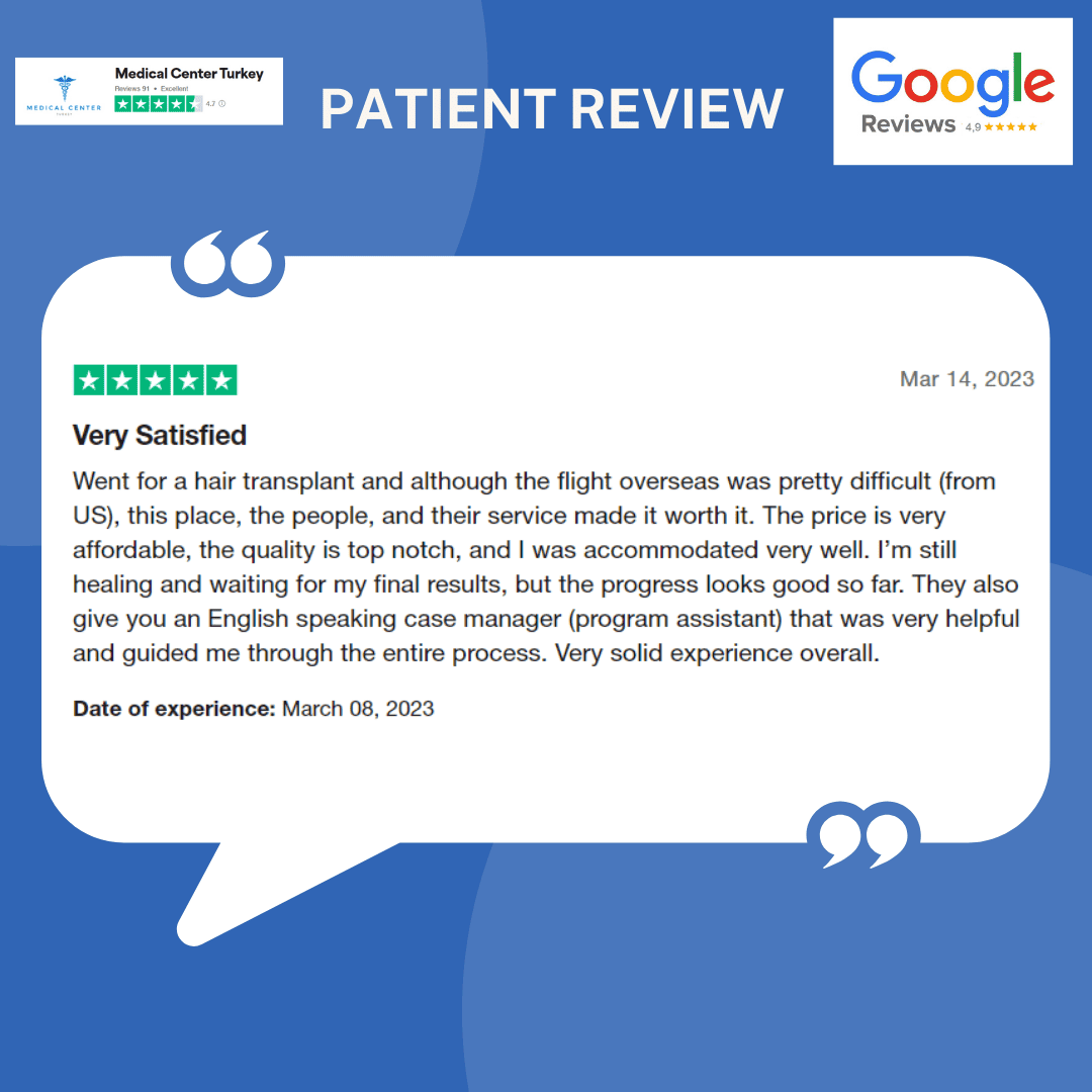 Hair Transplant Before and After Turkey