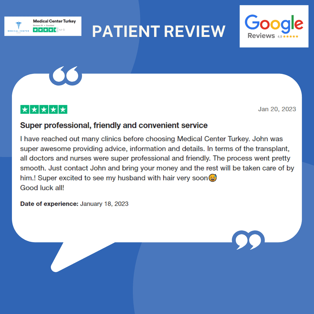 Hair Transplant Before and After Turkey