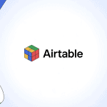 illustration du airtable logo sur fond blanc