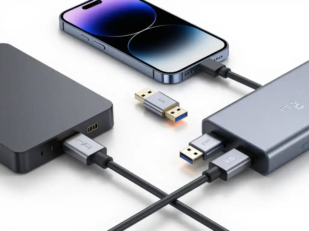 scene cables 3.0 usb disque smartphone hub