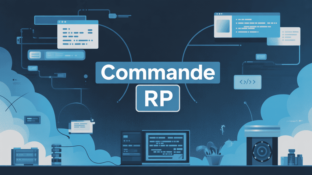 Image moderne de commande r rp avec terminaux