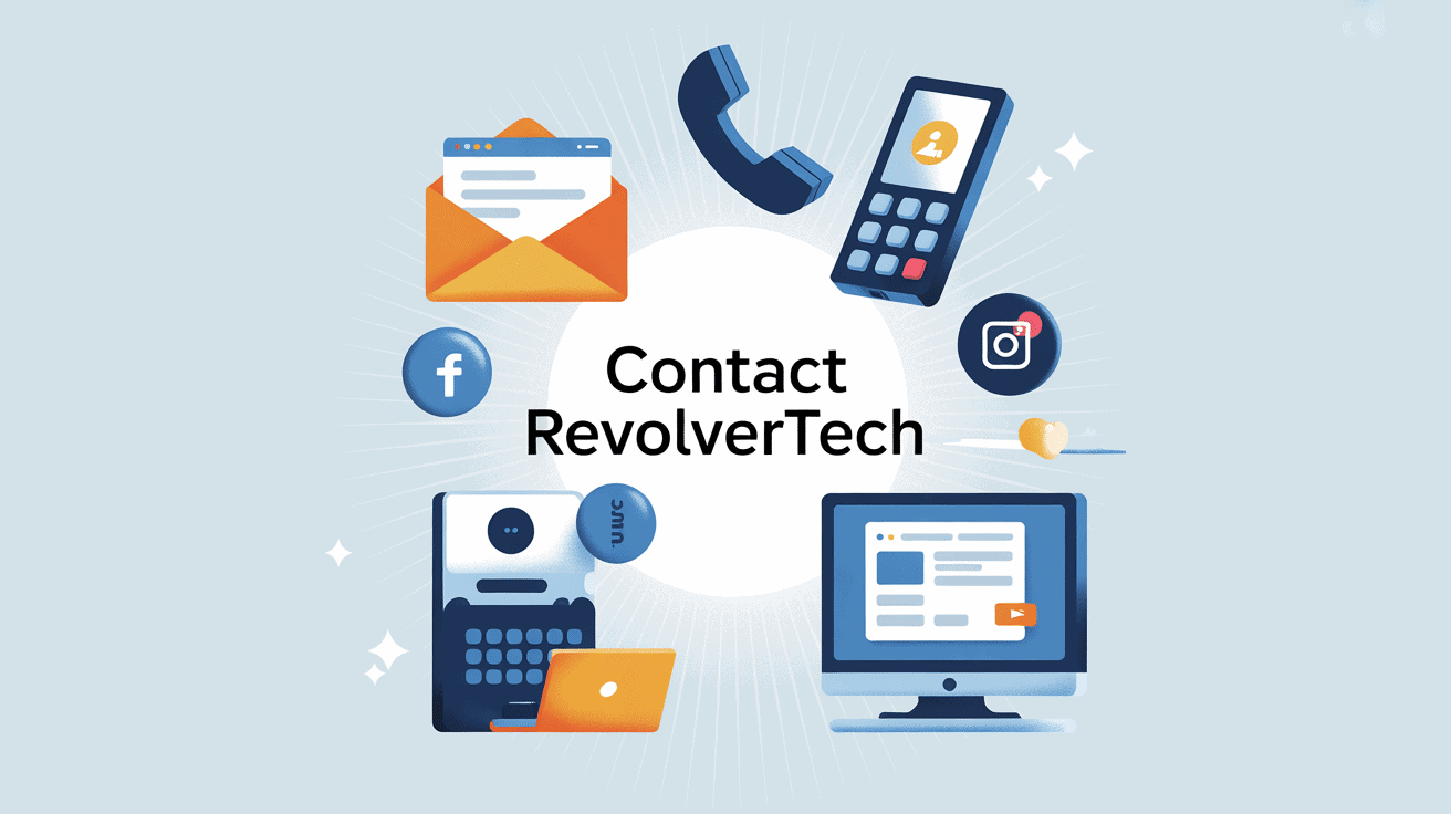 contact info revolvertech différentes méthodes