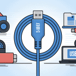 illustration cable 3.0 usb connectique rapide fiable