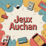 Visuel ludique jeu Auchan bons d’achat cadeaux