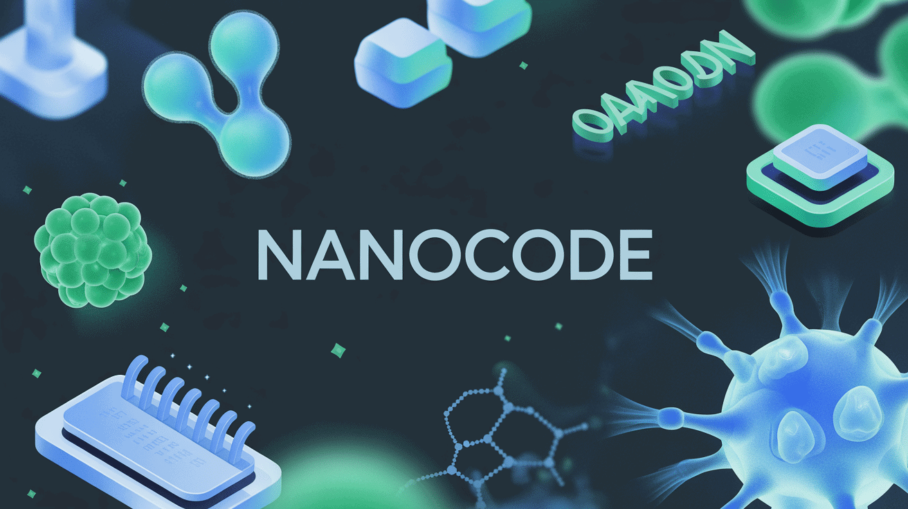 nanocode concept biotechnologie logiciel
