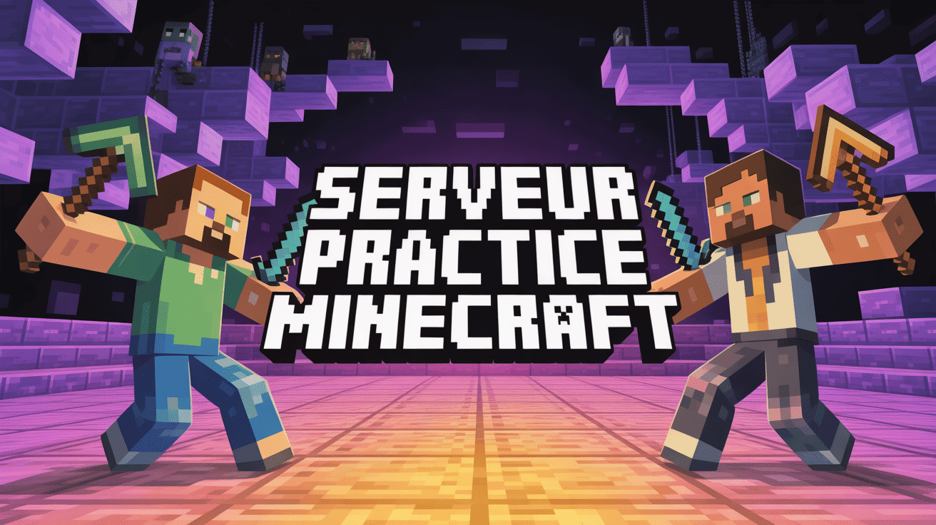 Illustration serveur practice minecraft duel PvP