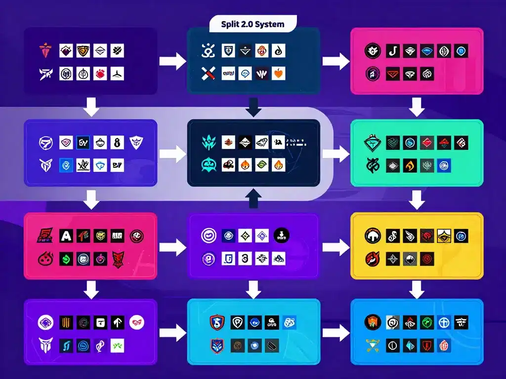 split 2.0 impacts équipes saison esport