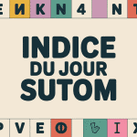 sutom indice du jour image colorée jeu lettres