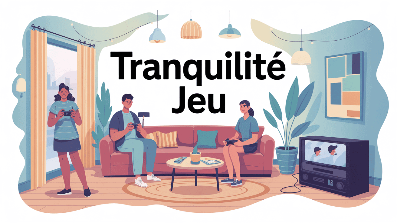 tranquillité jeu salon calme et familial
