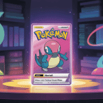 carte pokémon noctali vmax en éclairage collection