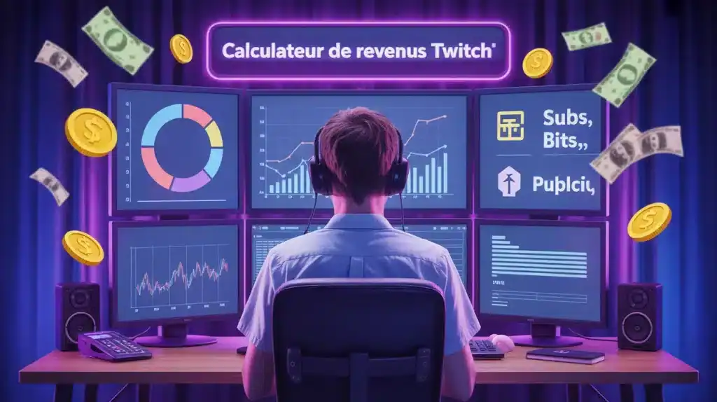 Calculateur de revenus Twitch : les erreurs de réglage qui faussent vos estimations