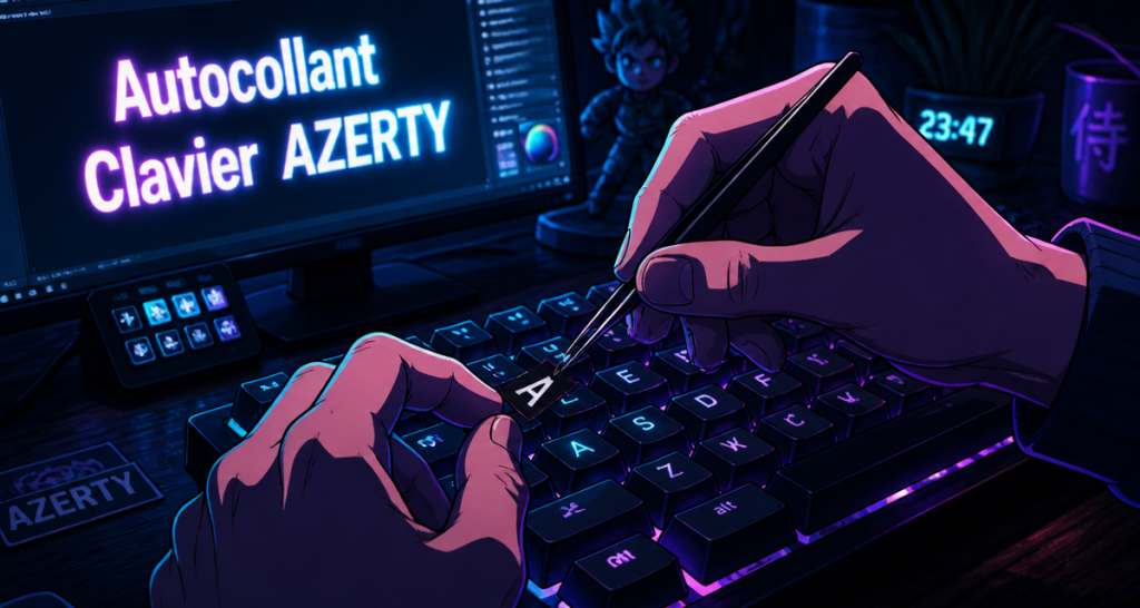 Autocollant clavier AZERTY : 4 étapes pour rénover vos touches sans remplacer votre matériel