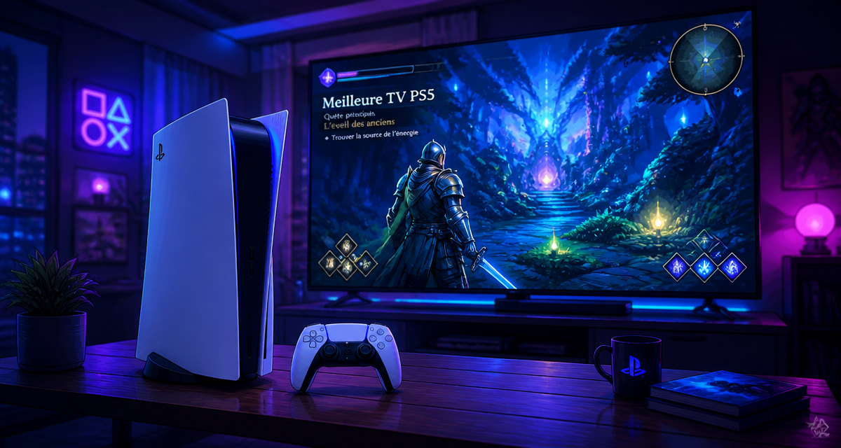 meilleur télé pour ps5 en salon moderne