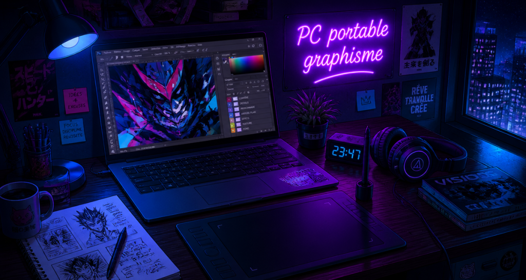 PC portable pour le graphisme : 32 Go de RAM et 3 critères indispensables pour éviter les ralentissements