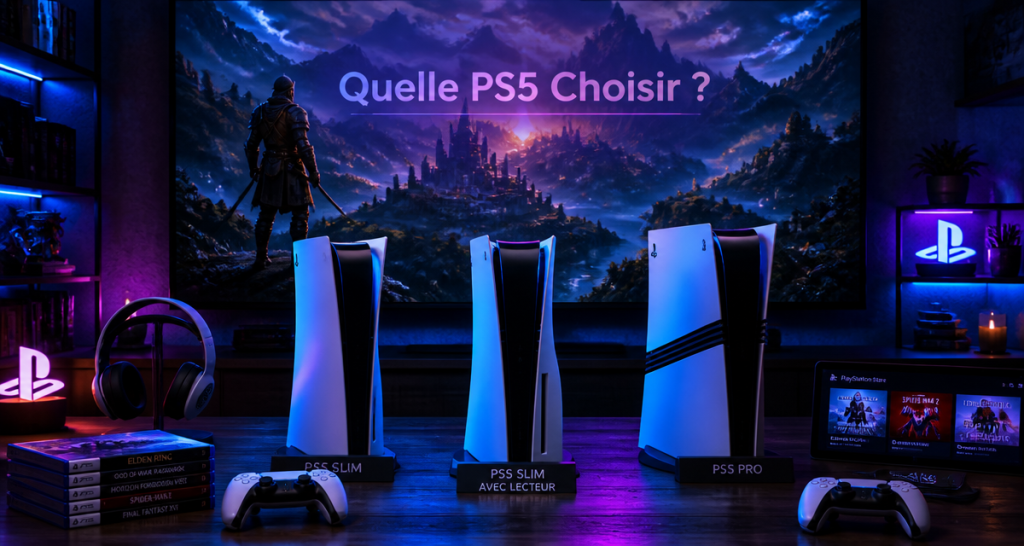 Quelle PS5 choisir en 2025 : performances, budget et usage pour trancher entre Slim et Pro