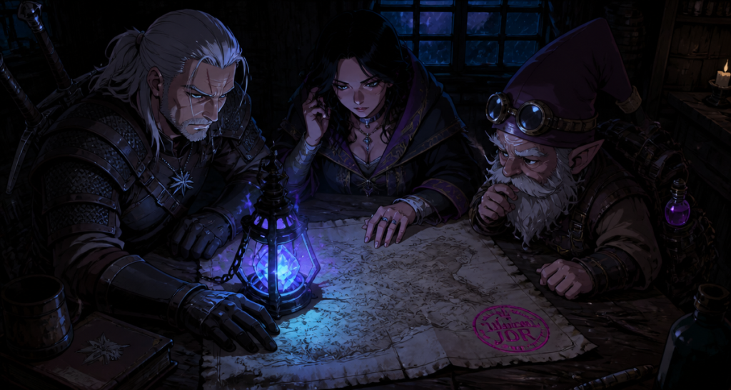 The Witcher JDR : 6 scénarios officiels et 3 races jouables pour survivre sur le Continent