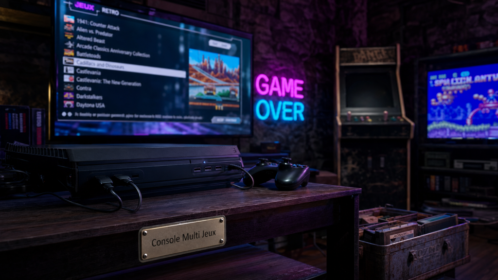 Console multi jeux : 100 000 titres ou simple gadget nostalgique ?