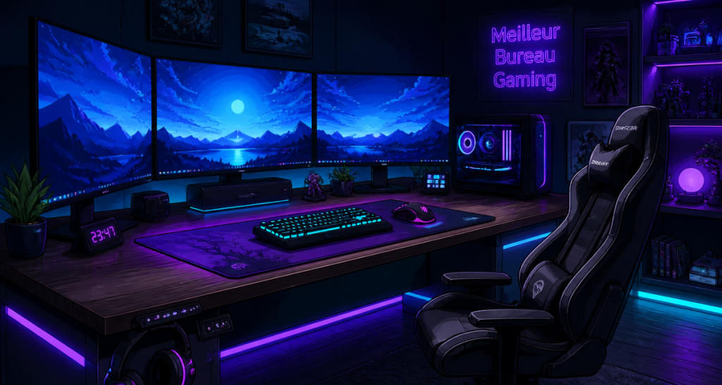 Meilleur bureau gaming : 4 critères techniques pour un setup ergonomique et durable