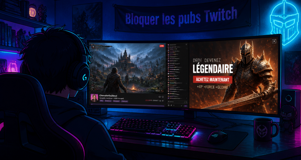 Retirer les pubs Twitch : 4 solutions testées pour un stream sans interruption