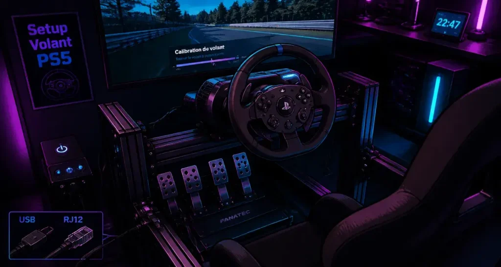 Setup volant PS5 : 3 étapes pour une installation réussie et les erreurs de branchement à éviter
