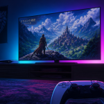 tv ps5 jeu image fluide