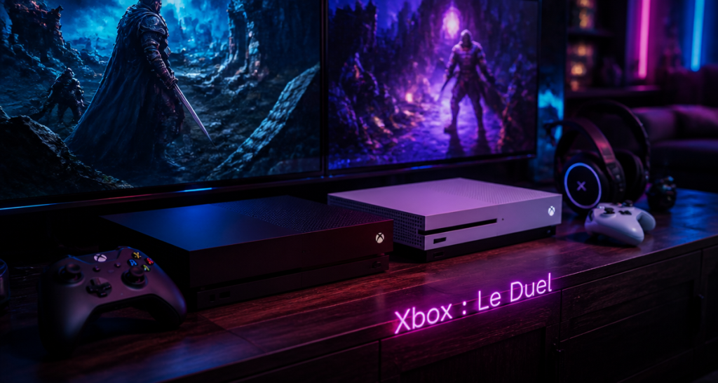 Xbox One X vs Xbox One S : 6 téraflops contre 1,4, le match de la puissance brute